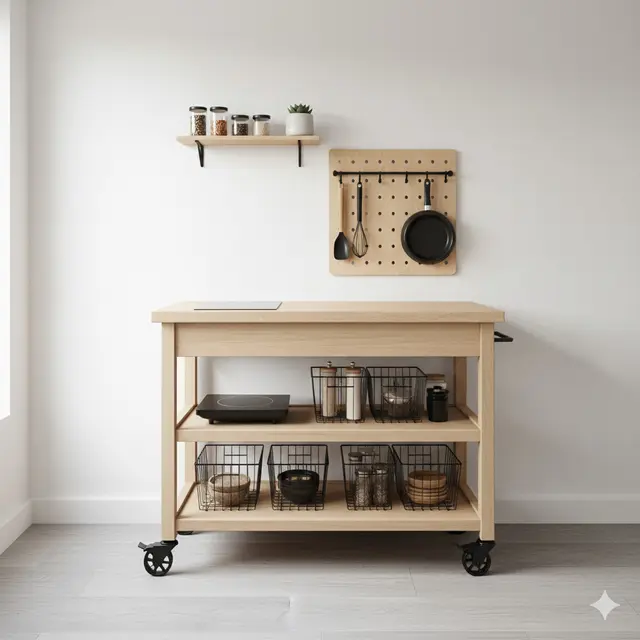 Dapur Kecil Portable untuk Rumah Kontrakan