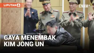 Gaya Kim Jong Un Menembak Hingga Sopiri Kendaraan Peluncur Roket