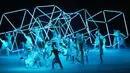 Dengan tema ‘Green SEA Games’, upacara pembukaan kali ini memadukan konsep budaya Thailand dan konsep-konsep kontemporer. (AP Photo/Achmad Ibrahim)