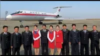 Alasan Maskapai Korea Utara Air Koryo Jadi yang Terburuk di Dunia. (dok.Instagram @air_koryo_/https://www.instagram.com/p/BwXNX0pAAXG/Henry)