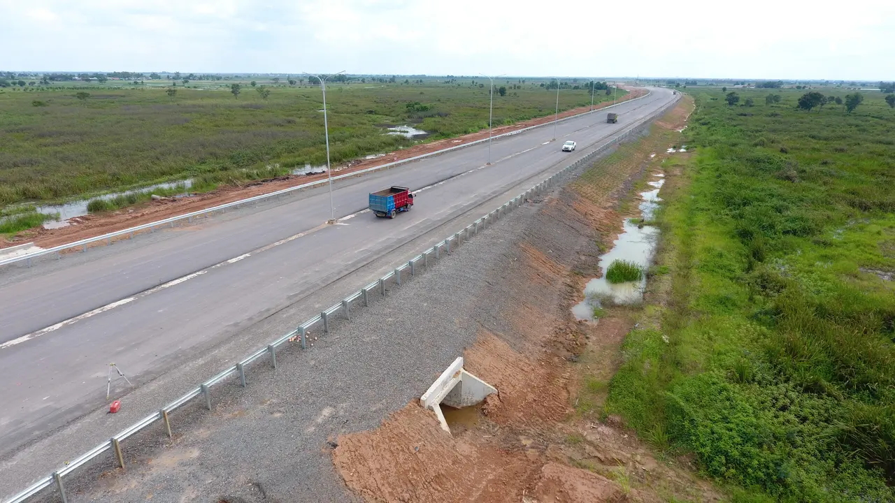 Penanganan Jalan Tol Palembang-Indralaya Tengah Dilakukan