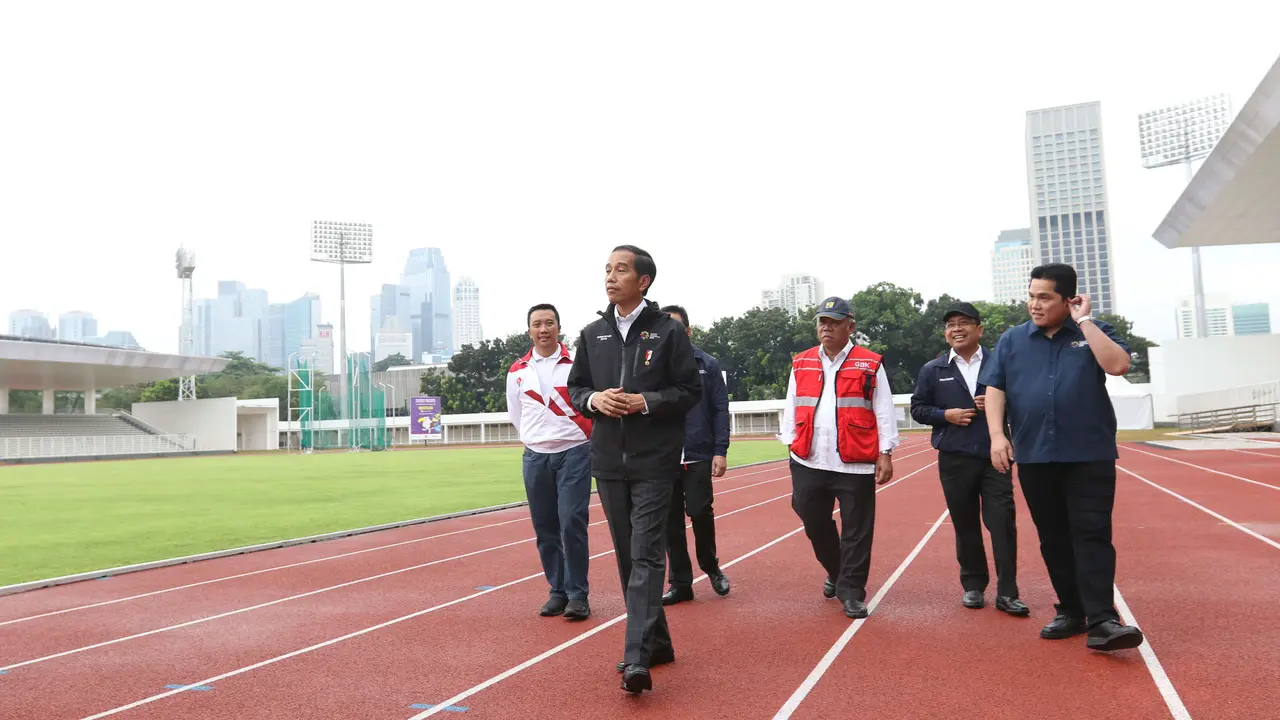 Cek Persiapan Asian Games 2018, Jokowi Pantau Komplek GBK