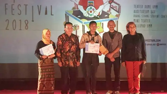 Film “Melawan Arus” yang memenangi FFP 2018 sebelumnya juga memenangi Mafifest 2018, Malang. ( Foto: Liputan6.com/CLC Purbalingga/Muhamad Ridlo).