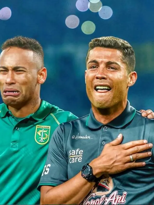 6 Editan Foto Jika Cristiano Ronaldo Jadi Pemain dan Suporter Persebaya Ini Kocak