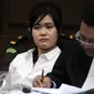 Terdakwa kasus pembunuhan Wayan Mirna Salihin, Jessica Kumala Wongso saat menjalani persidangan lanjutan dengan agenda pemeriksaan saksi di PN Jakarta Pusat. (Liputan6.com/Helmi Afandi)