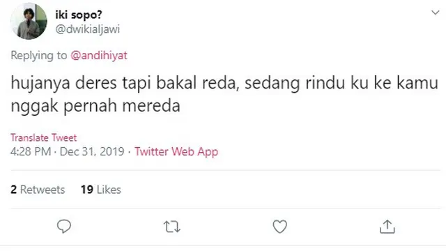 gombalan hujan