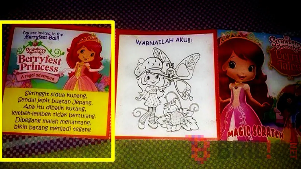 Astaga, Buku Mewarnai Anak-anak Berisikan Pantun Porno