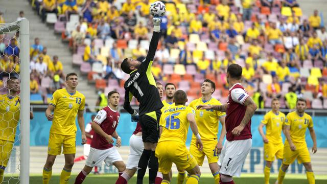 Foto Piala Eropa: Kalahkan Ukraina, Austria Bersiap Hadapi Italia di Babak 16 Besar Euro 2020