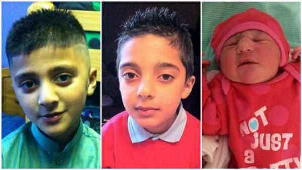 3 bocah yang meninggal dalam kebakaran | Photo: Copyright metro.co.uk