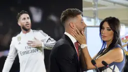 Manchester United ingin memboyong Sergio Ramos pada musim panas lalu. Setan Merah bahkan menawarkan gaji sekitar 15 juta pounds kepada mantan kapten Real Madrid tersebut. (AFP/Dani Pozo)