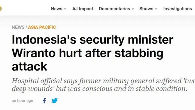 Al Jazeera Wiranto