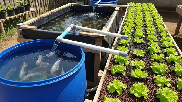 Komponen Esensial Sistem Aquaponik Tangki Ikan