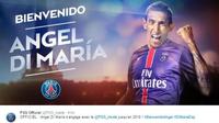 Angel Di Maria menandatangani kontrak empat tahun dengan Paris Saint-Germain (twitter.com/psg_inside)