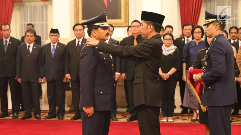 Marsekal Hadi Tjahjanto Resmi Dilantik Jadi Panglima TNI