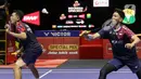 Fajar Alfian/Muhammad Rian Ardianto dan Huang Di/Liu Yang saling kejar mengejar angka. (Liputan6.com/Herman Zakharia)