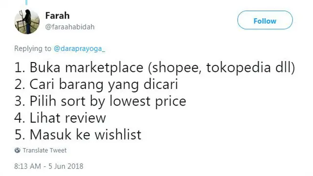 Baru-baru ini para netizen membagikan cuitan mereka tentang cara sobat miskin belanja online.