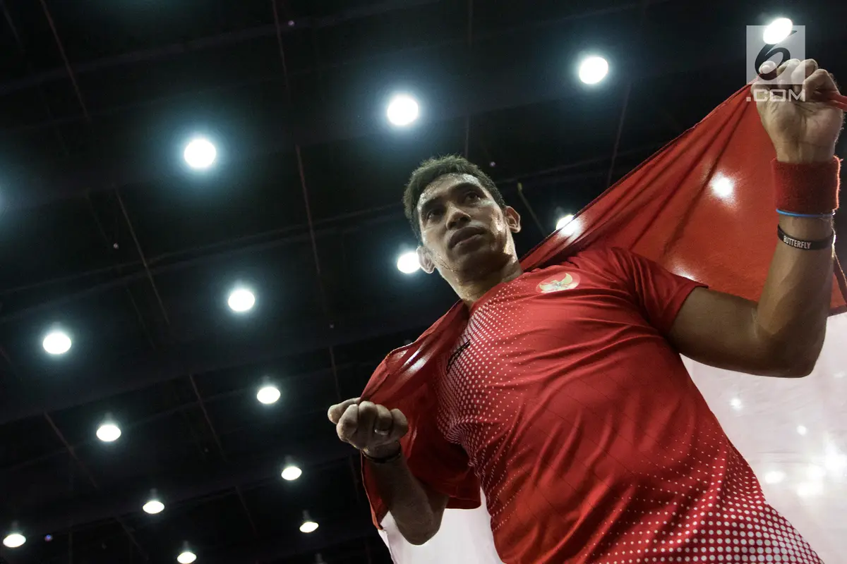 Kalahkan Wakil China, David Jacobs Sumbang Emas ke-7 untuk Indonesia