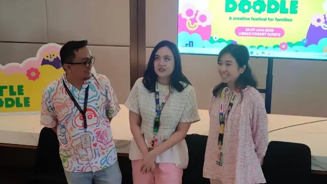 Alternatif Liburan Sekolah Tanpa Gawai sampai Bertemu Ilustrator Legendaris di Festival LittleDoodle 2025.  (Liiputan6.com/Henry)