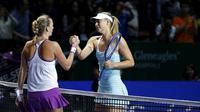 Petra Kvitova bakal menantang Agnieszka Radwanska di final WTA Finals 2015. 