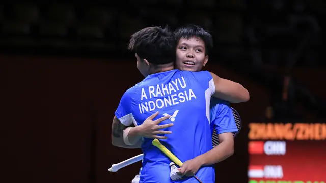 Apriyani Rahayu/Siti Fadia Silva Ramadhanti - Apri/Fadia - BWF World Tour Finals 2022 - Bulu Tangkis - 9 Desember 2022