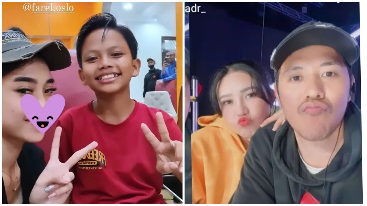 Farel prayoga hingga Via Vallen saat gladi resik HUT Indosiar ke-28 Konser INDOSIA28EST (Foto: Instagram jescha_/viavallen)