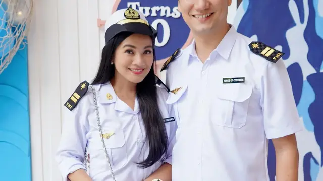 7 Potret Ulang Tahun Arjuna, Putra Titi Kamal dan Christian Sugiono dengan Tema Pelaut