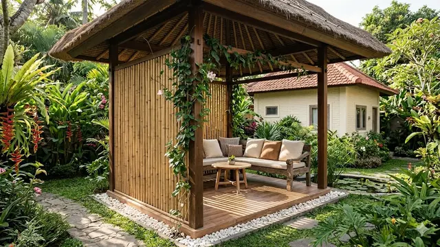 Inspirasi Gazebo Kecil yang Bikin Rumah Sederhana Terlihat Lebih Mahal