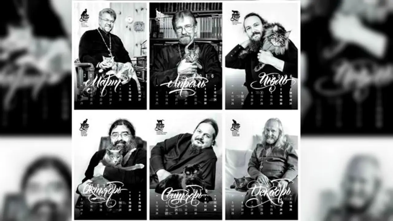 Ketika Biarawan Berpose Untuk Kalendar