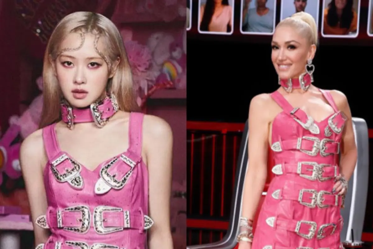 Rosé BLACKPINK dan Gwen Stefani Mengenakan Dress Pink Rp16 Juta