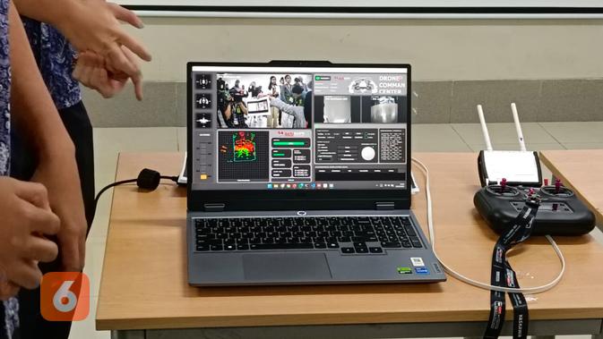 Setup Drone Rajawali (Liputan6.com/Arief Ferdian Maulana)