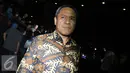 Anggota Komisi III, Laode Masihu Kamaluddin usai menghadiri buka puasa bersama di Gedung KPK, Jakarta, Senin (27/6). Buka bersama tersebut bertujuan menjalin keharmonisan antar lembaga parlemen dan lembaga. (Liputan6.com/Helmi Afandi)