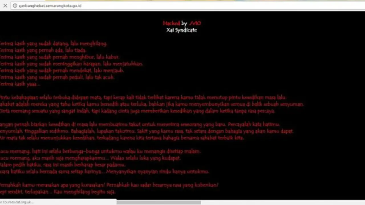 Kisah Peretas Galau dan Diskominfo yang Kebingungan
