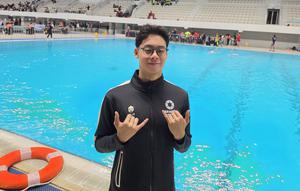 Perenang Jason Donovan Yusuf mengikuti Kejurnas Akuatik 2026 (Liputan6.com/Thomas)