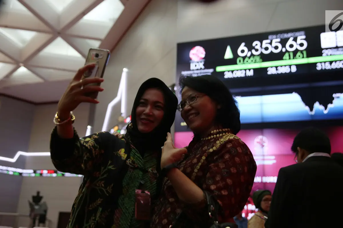 Akhir tahun 2017, IHSG Ditutup di Level 6.355,65 poin
