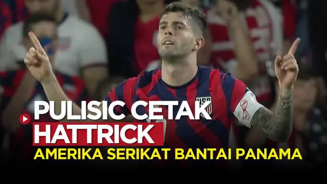 Berita video highlights Amerika Serikat Vs Panam di Kualifikasi Piala Dunia 2022, Christian Pulisic Bawa AS menang 5-1.
