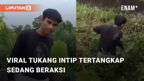 VIDEO: Viral Tukang Intip Tertangkap Sedang Beraksi, Pelaku Langsung Kabur
