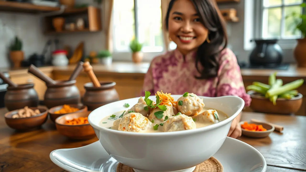 cara masak opor ayam santan