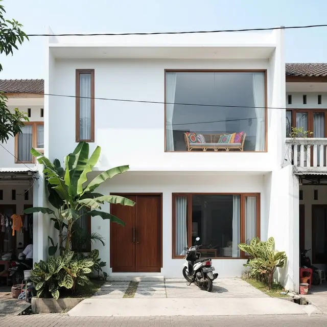 Inspirasi Rumah Kontemporer Murah dengan Mezzanine
