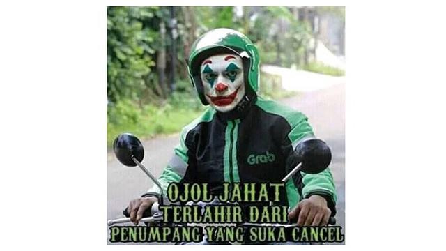 Meme Kocak Keseharian Driver Ojek Online, Penuh Perjuangan dan Tawa