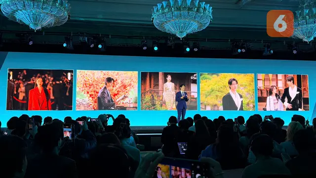 Pengumuman penayangan Drama Korea Perfect Crown di acara Disney+ Originals Preview yang digelar di Disneyland Resort, Hong Kong, pada Kamis (13/11/2025)