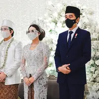 Jokowi dan Iriana Jokowi Pernikahan Atta Halilintar dan Aurel Hermansyah (Instagram/attahalilintar)