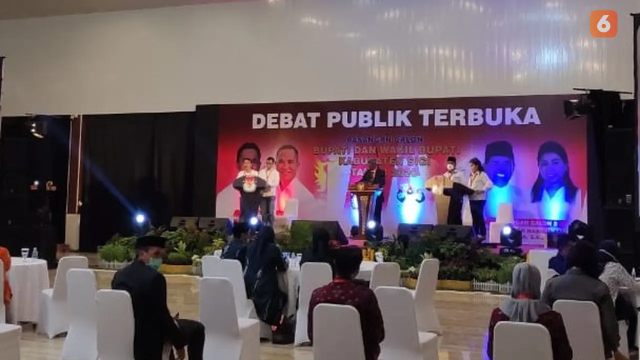 debat perdana antar paslon peserta pilkada kabupaten sigi, tahun 2020