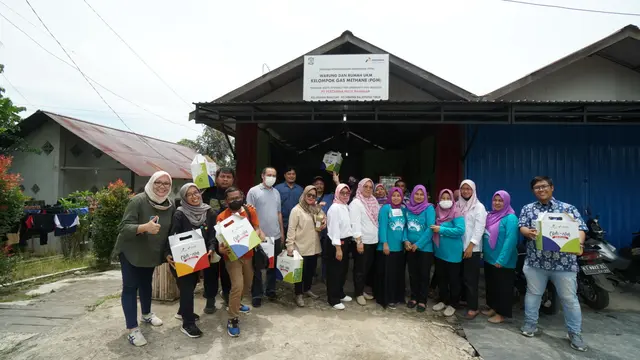 Program PT Pertamina Hulu Mahakam Waste energy for Community (WASTECO) di Kelurahan Manggar, Kecamatan Balikpapan Timur, Kota Balikpapan, Kalimantan Timur.