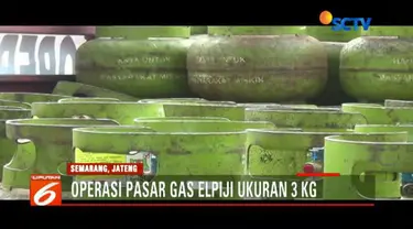 Warga kecewa lantaran jumlah tabung gas tak sebanding dengan warga di operasi pasar tersebut.