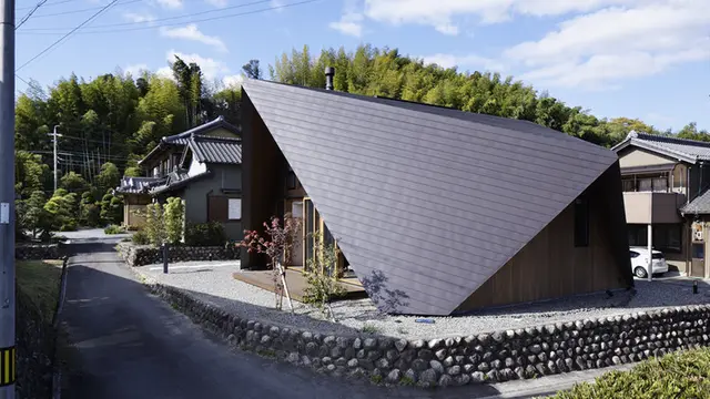 Model Rumah Atap Miring dengan Gaya Estetik