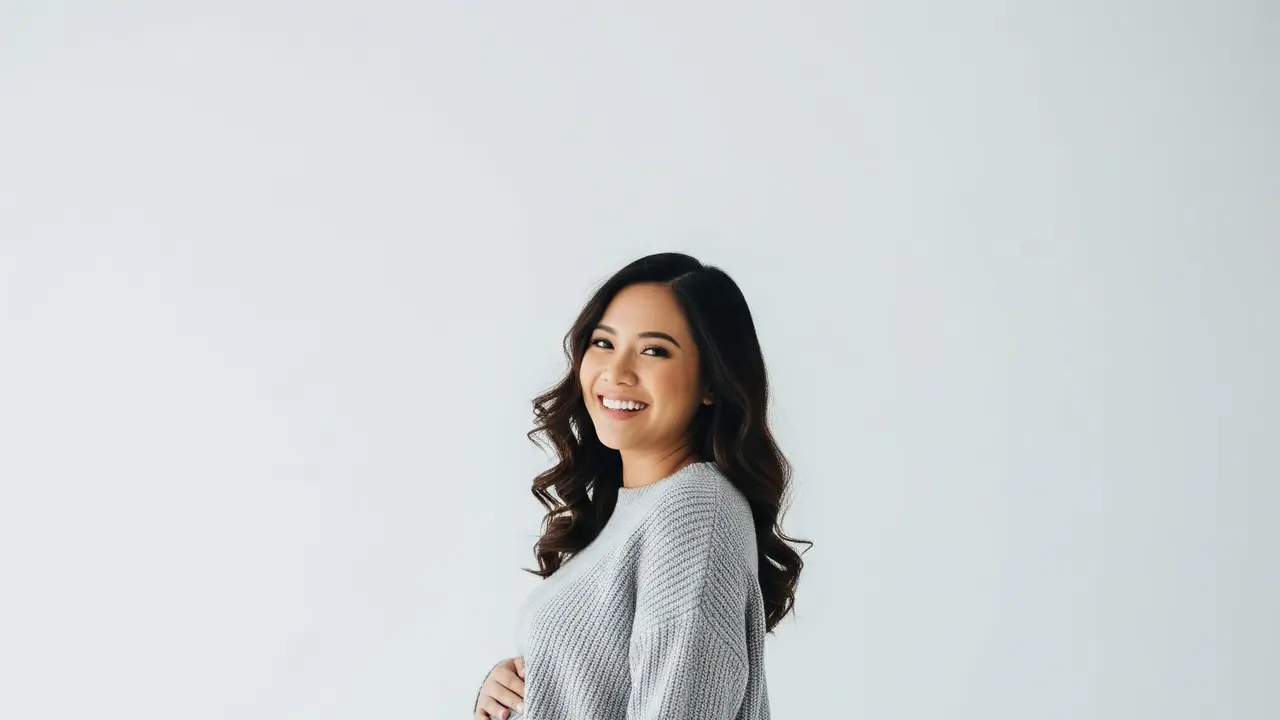 Outfit Foto Studio Ibu Hamil