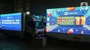 Mobil 11.11 bersiap untuk konvoi di Jakarta, Kamis (7/11/2019). Konvoi Mobil 11.11 digelar untuk mendorong animo masyarakat dalam menikmati kenyamanan dan keamanan bertransaksi digital melalui DANA. (Liputan6.com/Herman Zakharia)