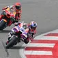 Pembalap Pramac Ducati Jorge Martin berhasil menjadi yang tercepat pada sprint race MotoGP India (AFP)