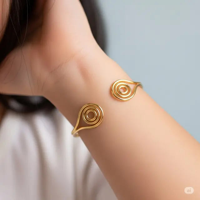 Model Gelang Emas Anak Perempuan SD. Foto: Gemini