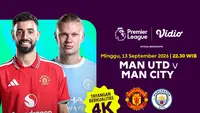 Manchester United vs Manchester City - Big Match Premier League 2026/27 pada Matchweek ke 4 di Vidio